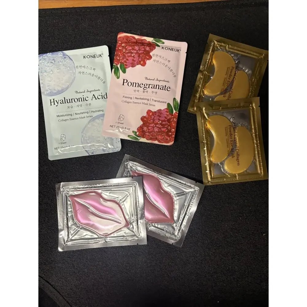 Self Care Beauty Gift Box Spa Set Heatless Curls Masks Eye Patches Lashes